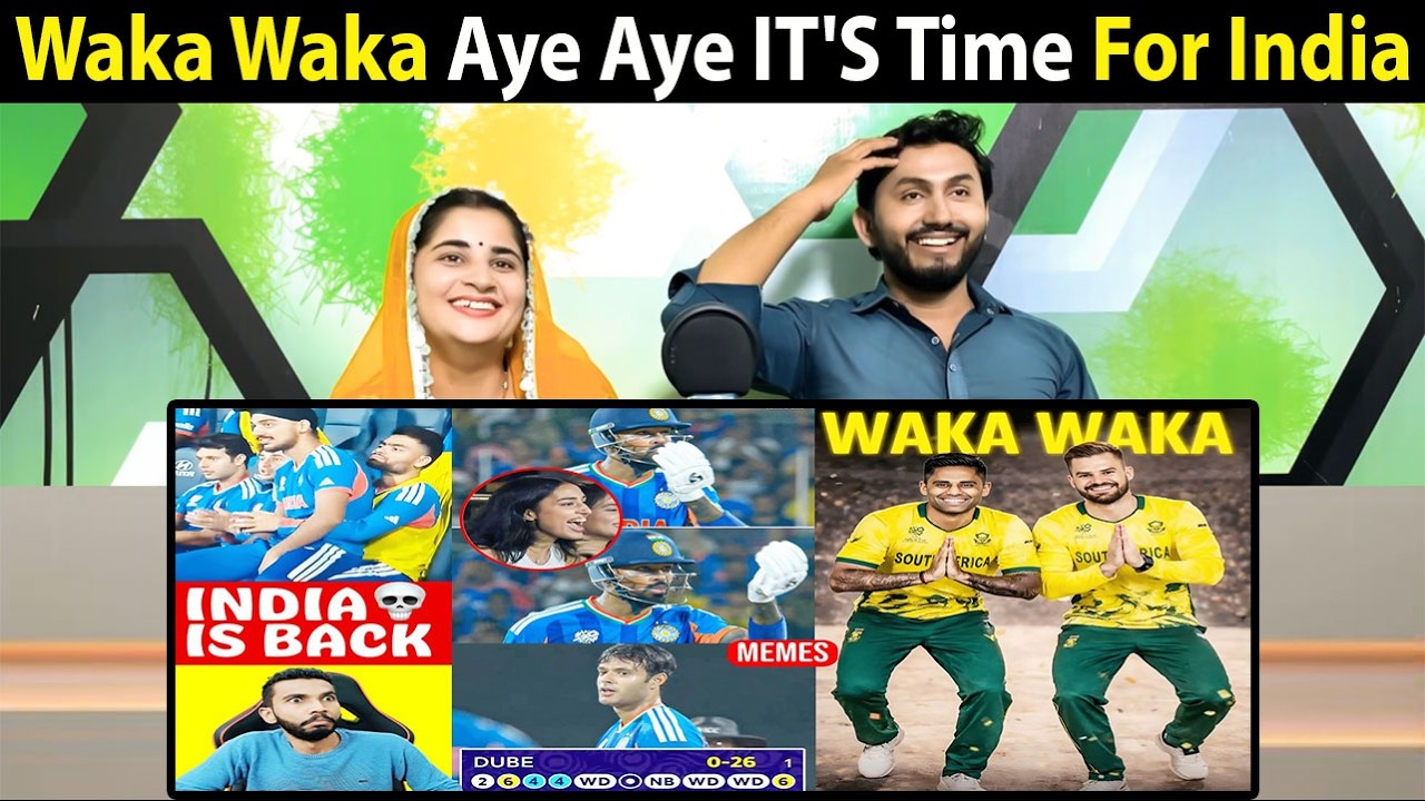 WAKA WAKA IT'S TIME FOR INDIA 😂 IND VS ZIM | T20 WC 2026 Pakistani Hindu Reactions