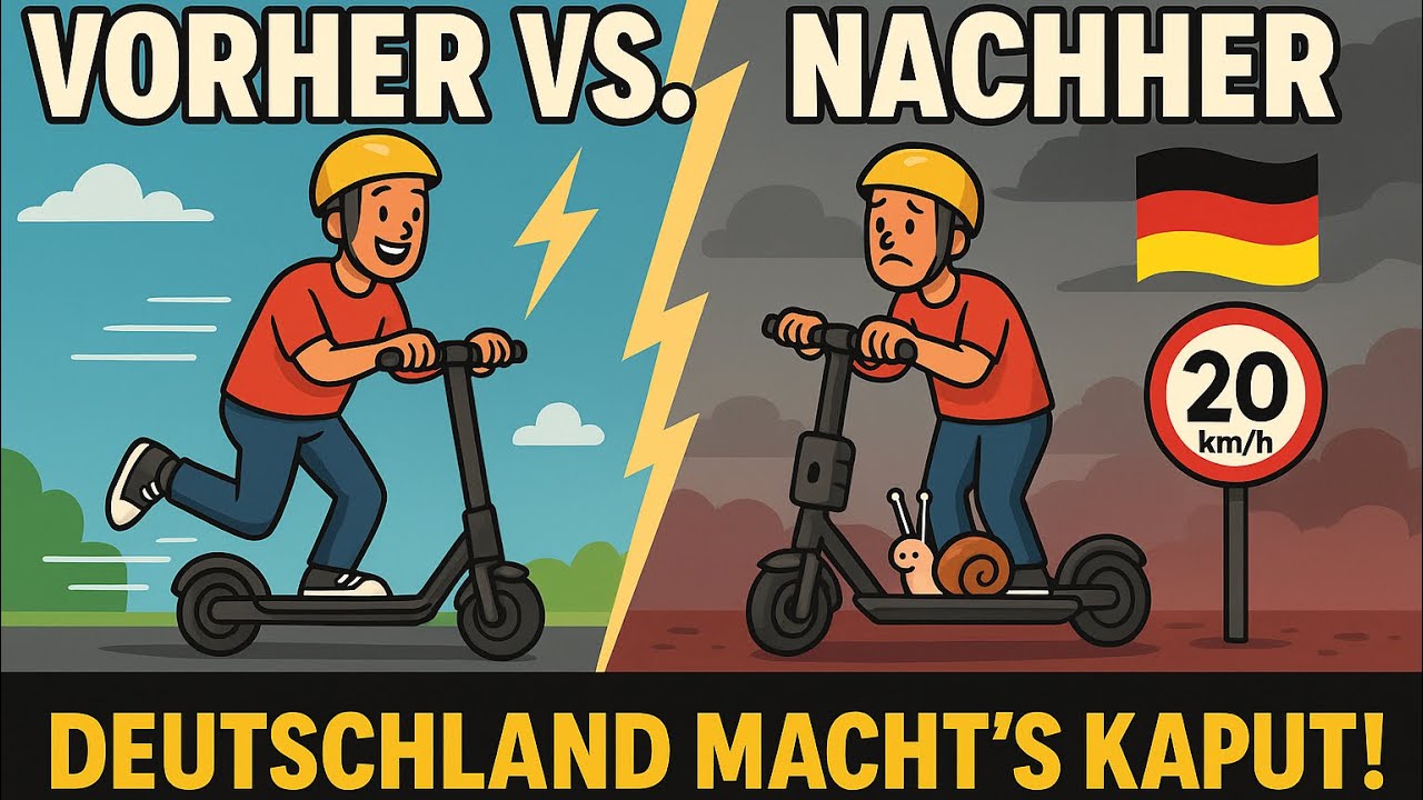 Dieses Gesetz macht Escooter in Deutschland 🇩🇪 schlechter 
