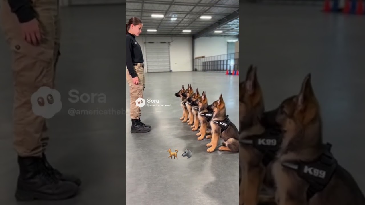 German shepherd k9 puppies training #k9 #k9training #germanshepherd #dog #fyp #trending #viral