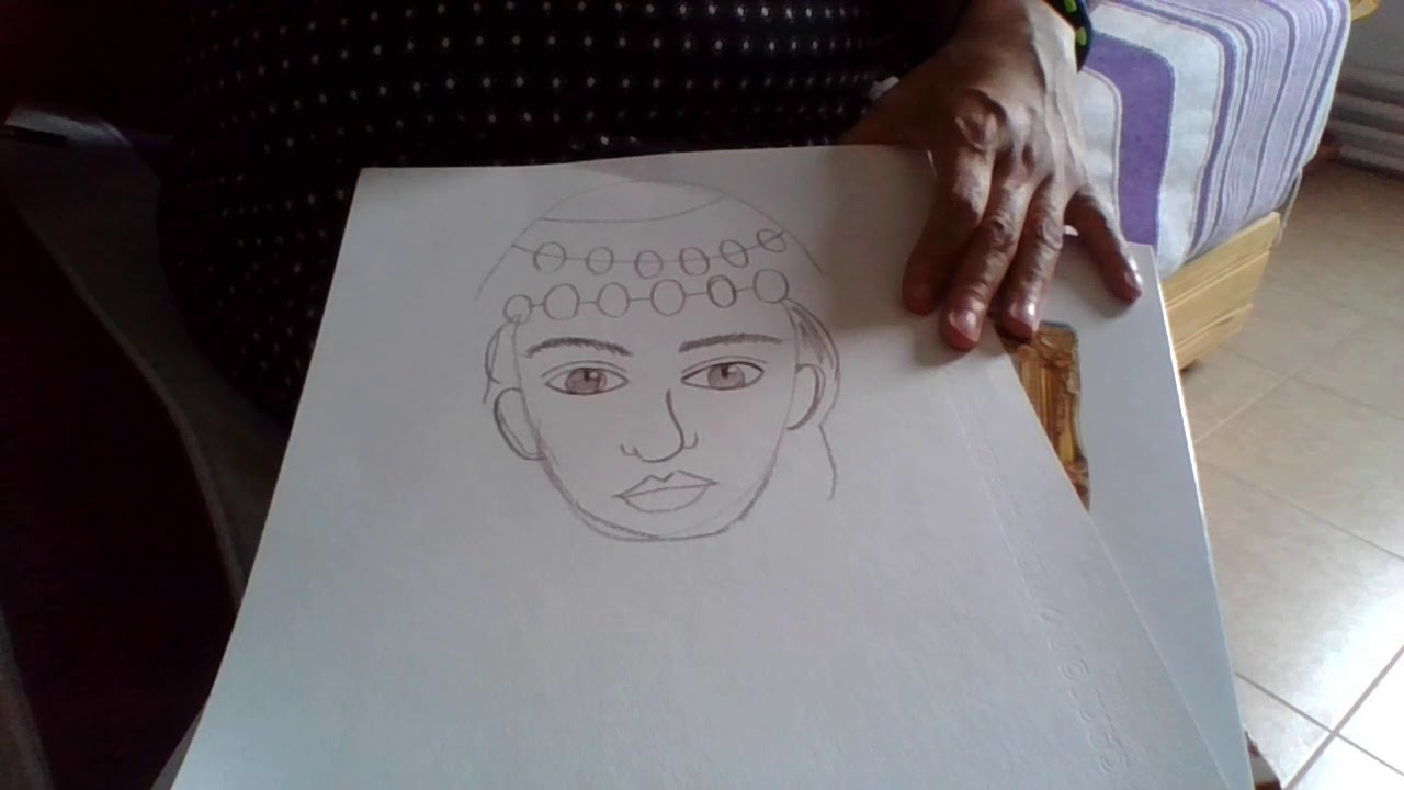 Drawing Amazigh woman tutorial