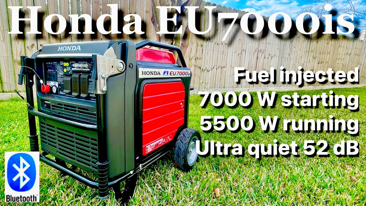 Honda EU7000is 7000 Watt Bluetooth Generator Review (Whole House Backup Generator)