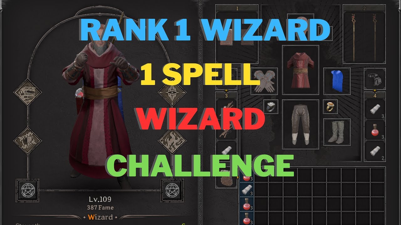 WIZARD but WITH ONLY 1 SPELL | Dark and Darker