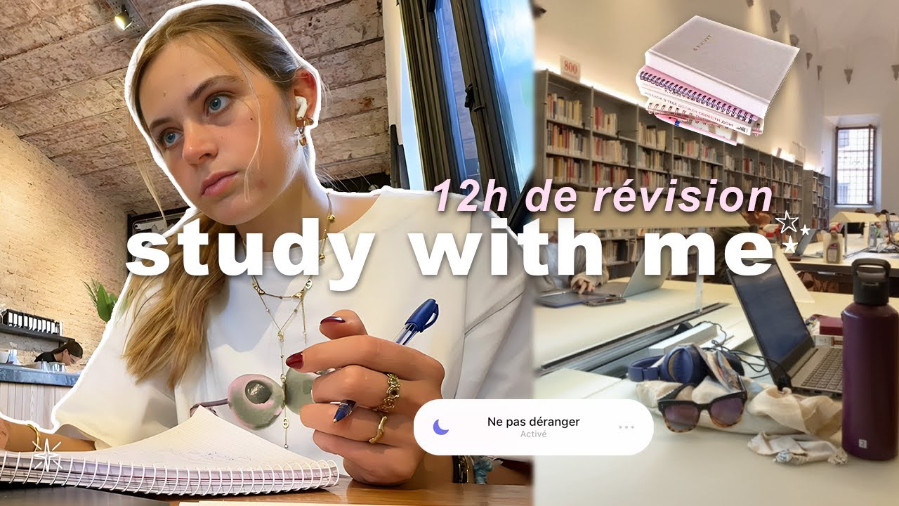 Journée HYPER productive d’étudiante : 12h de travail (et mes astuces)