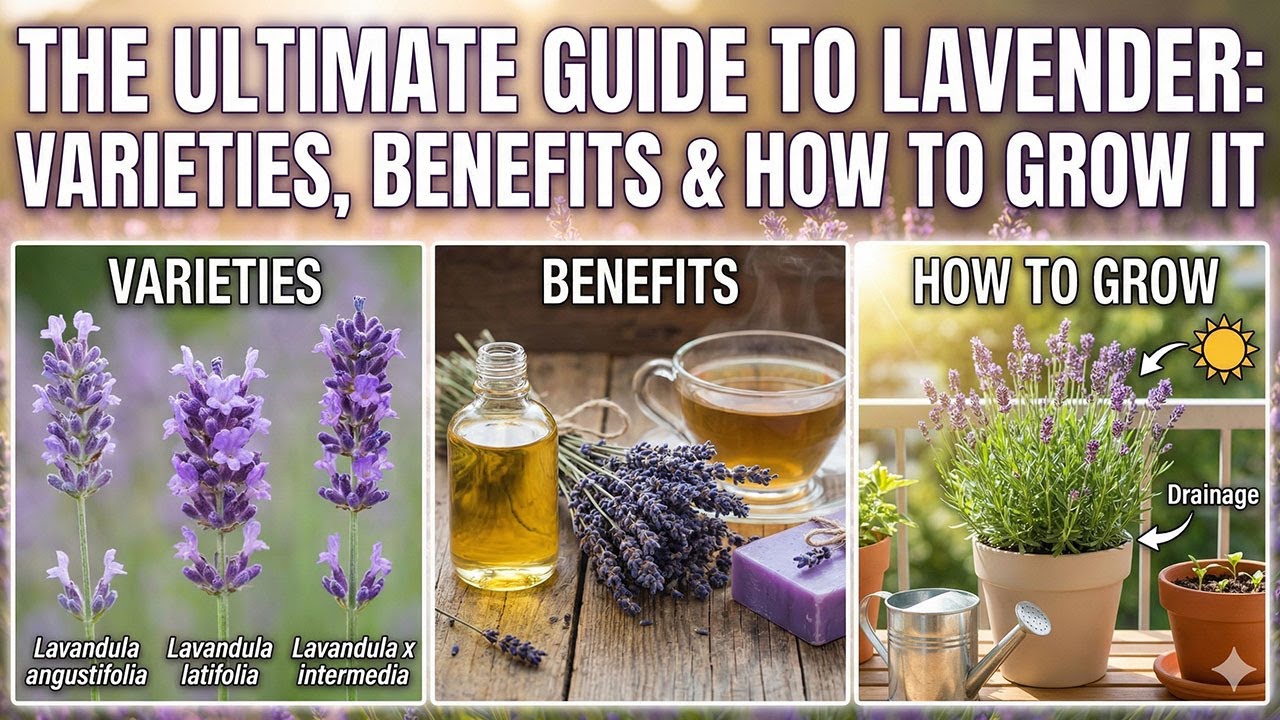The Ultimate Guide to Lavender: Varieties, Benefits & How to Grow It