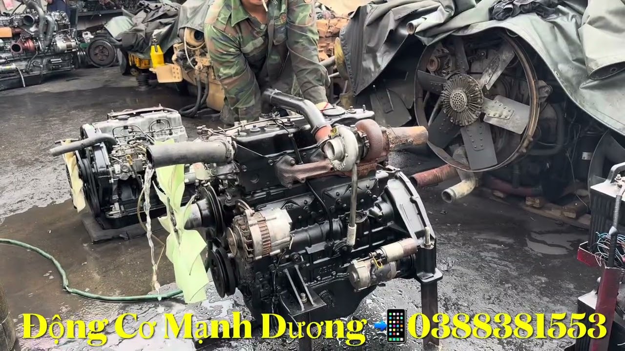 Động Cơ isuzu 4BD1 bán về bình Định, ae mua bán gì alo mình nhé 🥰