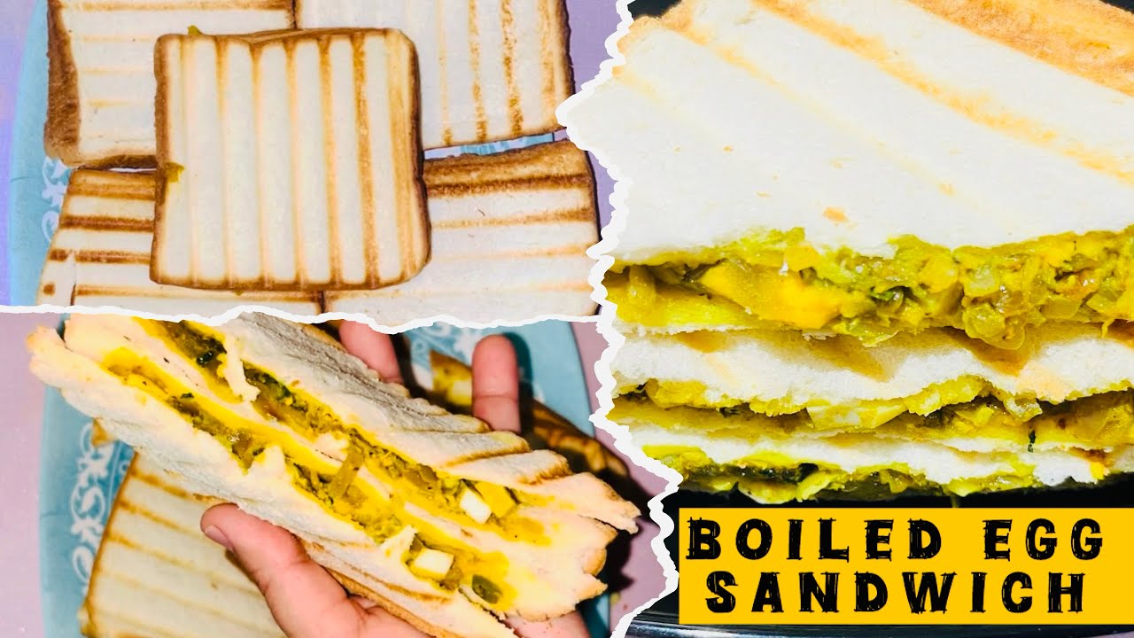 Easy Egg Sandwich||Boiled Egg Sandwich Recipe