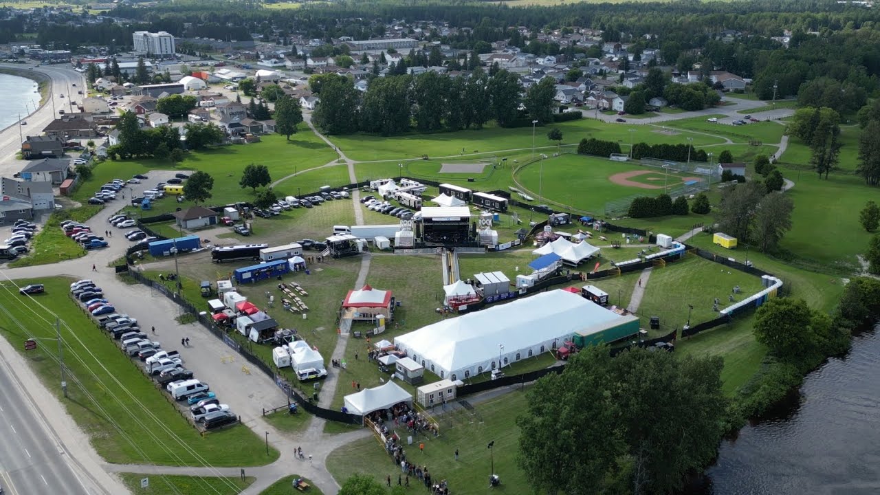 Timmins Drone Flight 4K (07/19/2025) Rock On The River