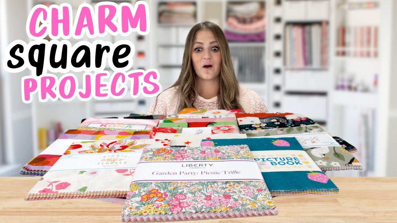 LOOK what I TURN these CHARM SQUARES into | 4 Amazing Must See Projects