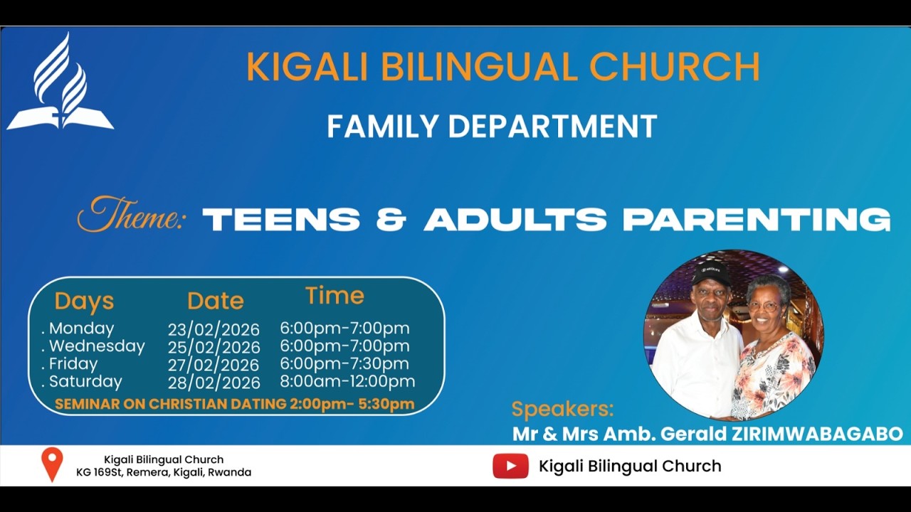 TEENS & ADULTS PARENTING|Monday Worship Program| 23 February 2026