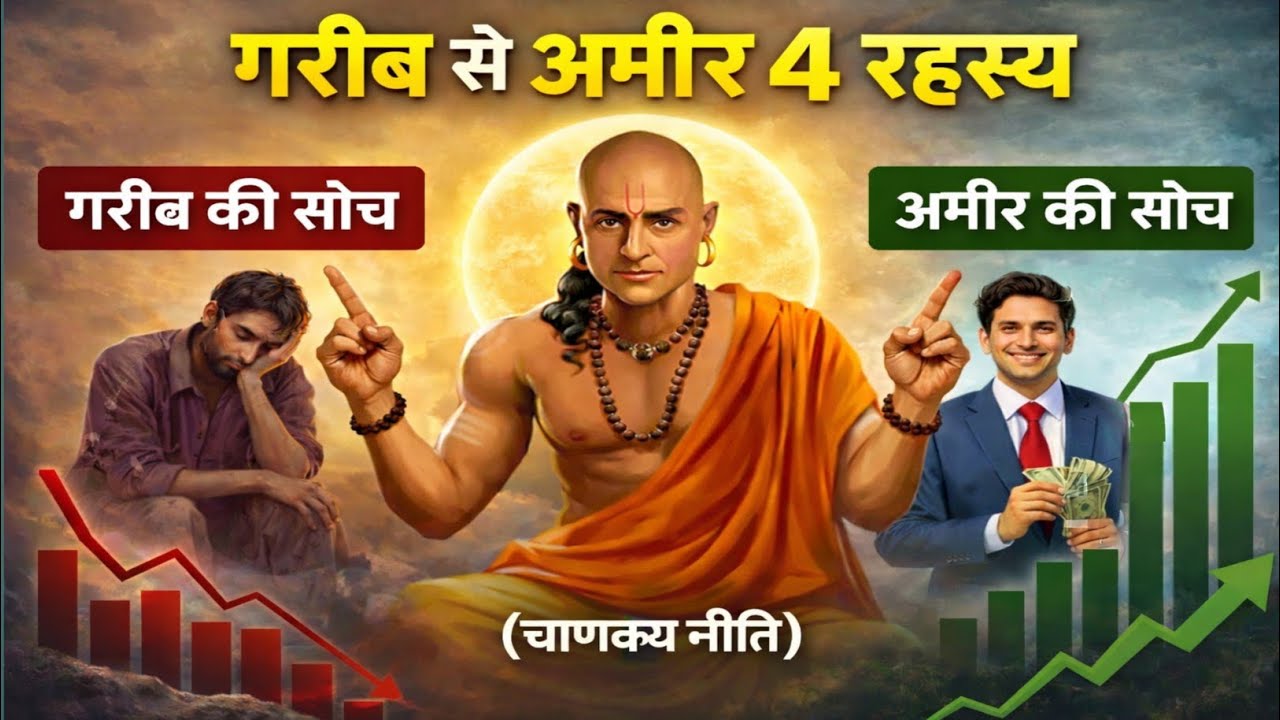Poor vs Rich Mindset | 4 Secrets That Change Your Life (Chanakya Niti)
