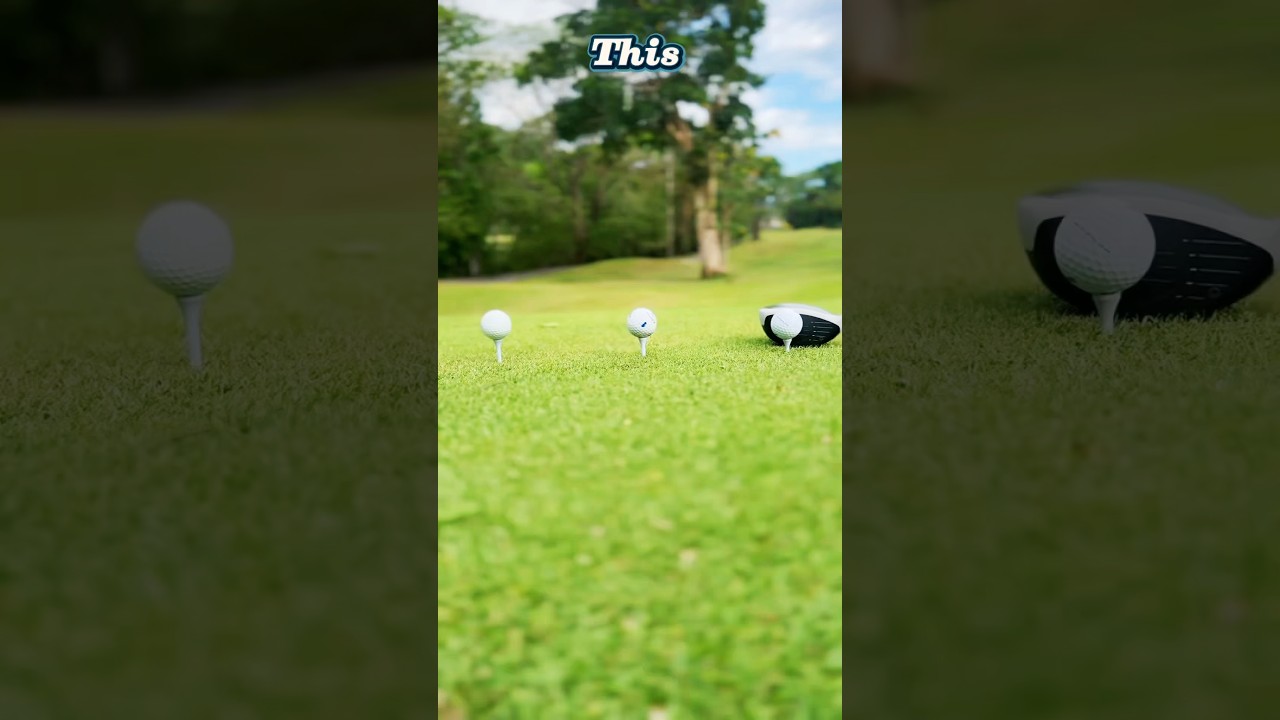 Tee height is so important for beginners! Golf is hard!! Make it easier! 