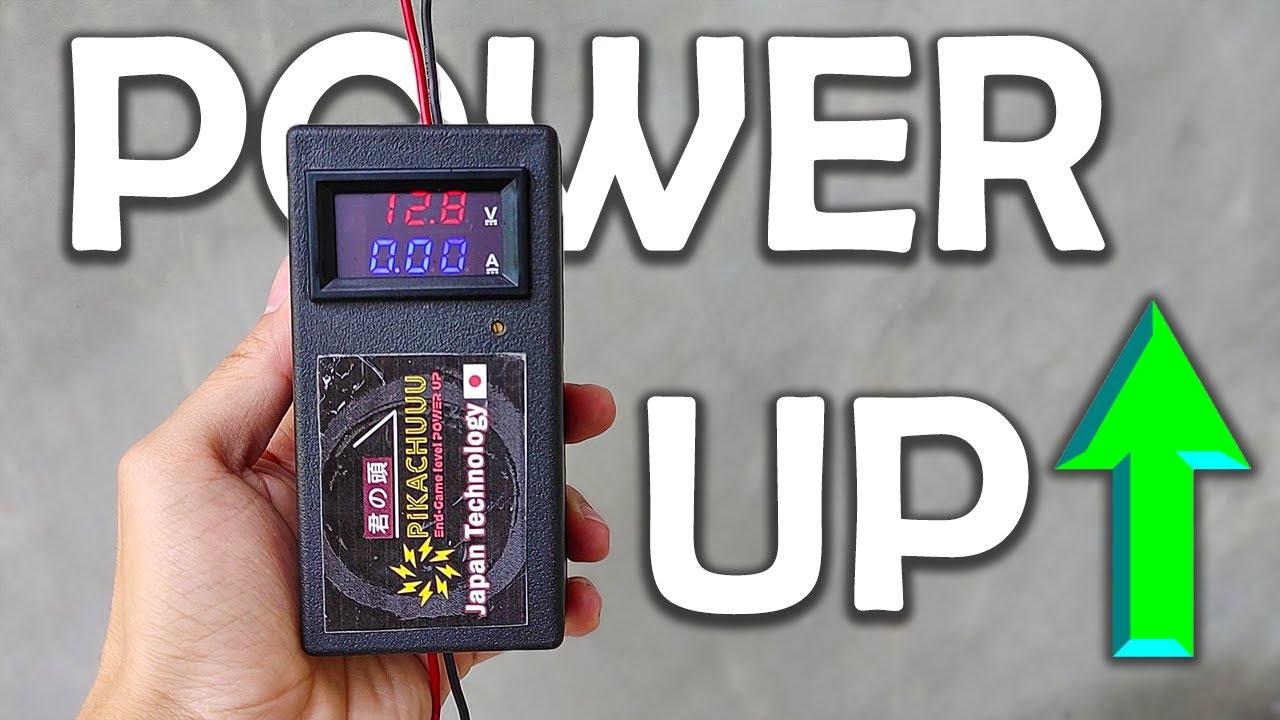 PIKACHUUU...!? ALAT AJAIB PENINGKAT TENAGA MESIN | BUAT SENDIRI MODUL POWER UP ADJUSTABLE BOOSTER