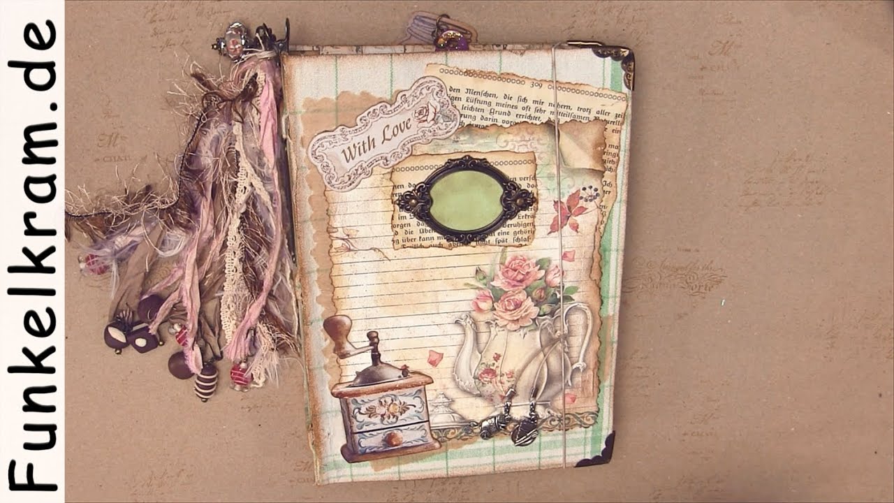 JunkJournal Oma's Kochbuch Flipthrough
