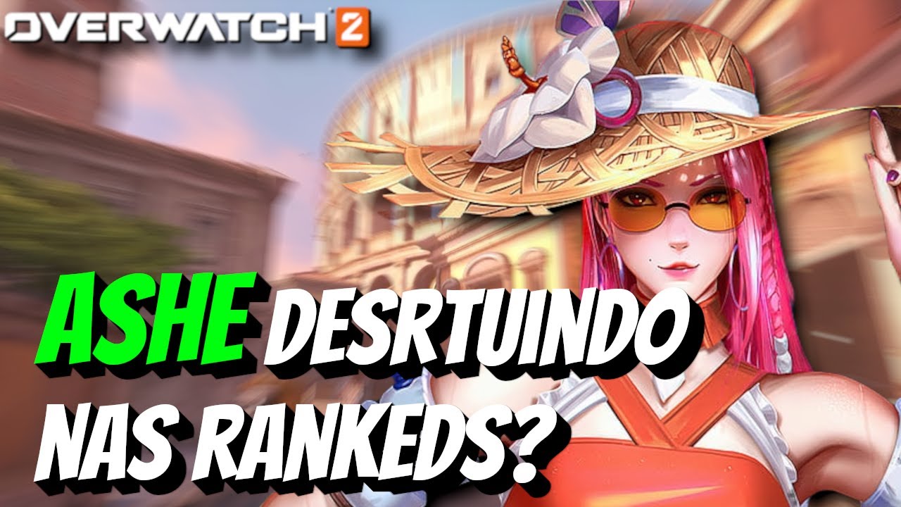 Jogando de ASHE na RANKED SA - Overwatch 2