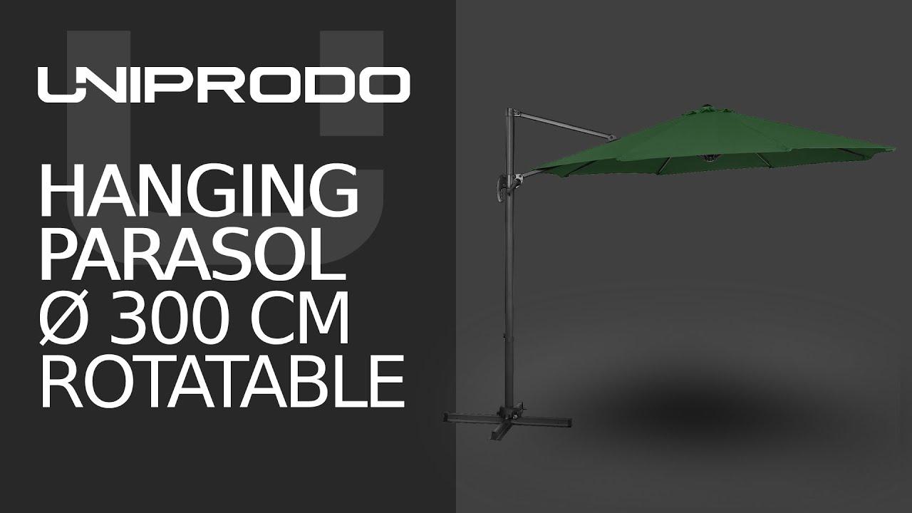 Hanging Parasol UNIPRODO | Product presentation