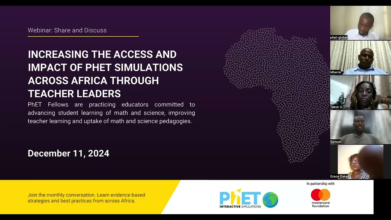 Increasing the Access and Impact of PhET Simulations Across Africa Through Teacher Leaders