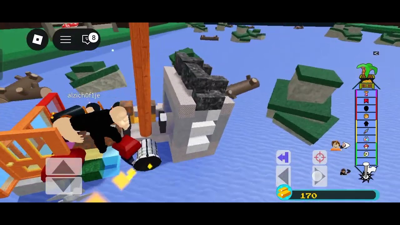 Build a boat but there's a strong-bufff guy