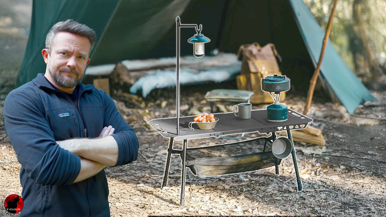 “Tactical” Folding Camp Table - NatureHike Tactical Camping Table