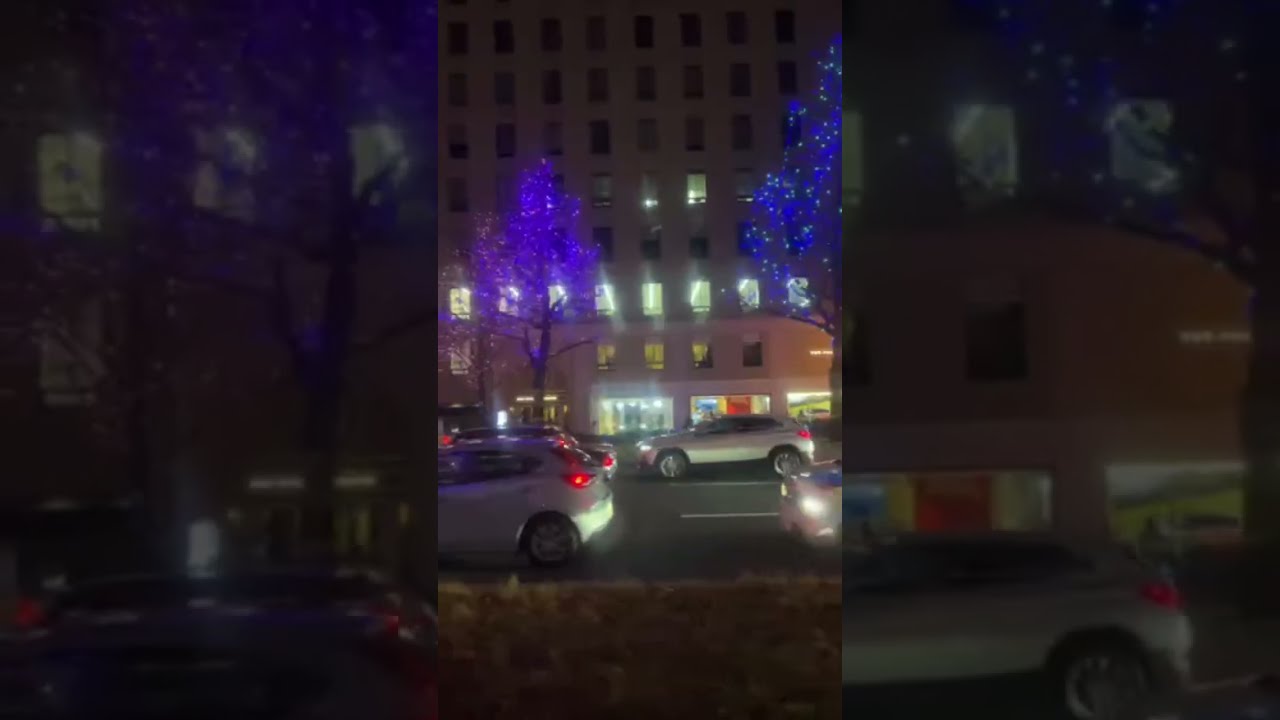 89 大阪シティバス8号系統　大阪駅から道頓堀橋までの景色　#大阪シティバス #側面展望 #御堂筋イルミネーション #御堂筋 #イルミネーション 