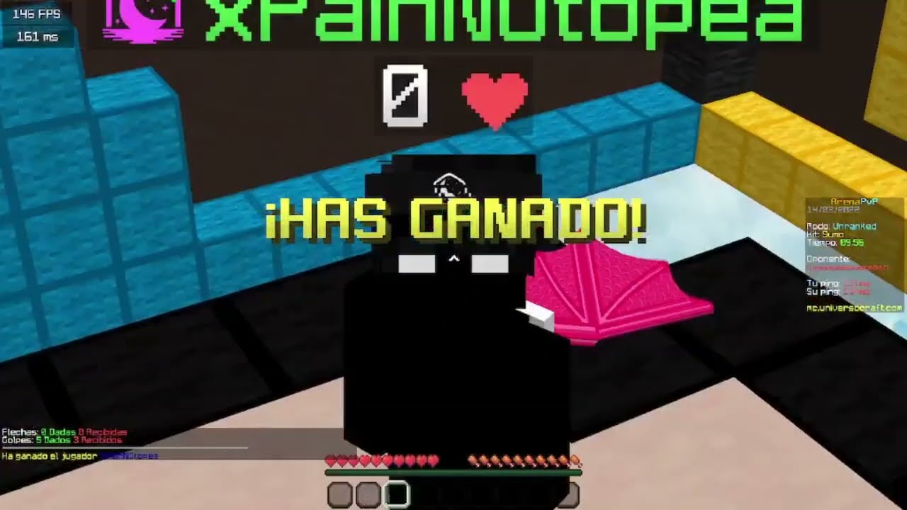 SI MUERO EN SUMO FINALIZA EL VIDEO (UNIVERSOCRAFT MINECRAFT 1.8 REACH 5 XD)