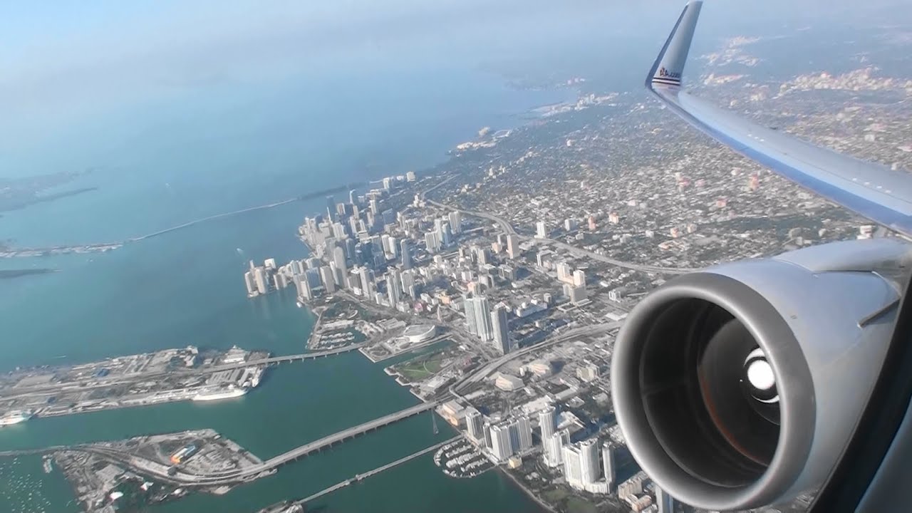 Absolutely Phenomenal First Class HD 767 Morning Takeoff From Miami On American Airlines!!!