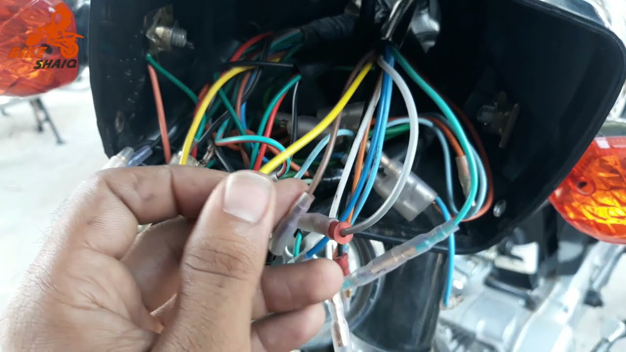 How to install new Motorcycle bike grip at home||complete wiring||light,horan,indicater|Bilal auto