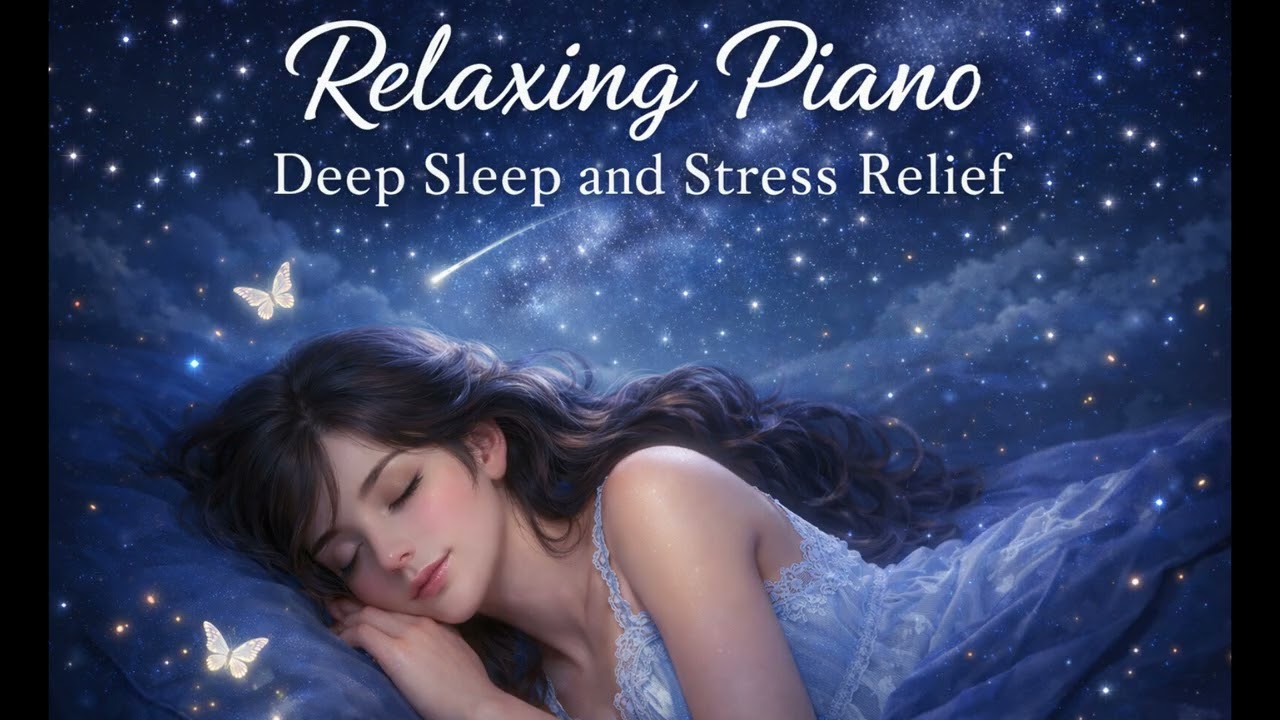 Cozy Night Rain & Piano Music for Stress Relief (2 Hours)
