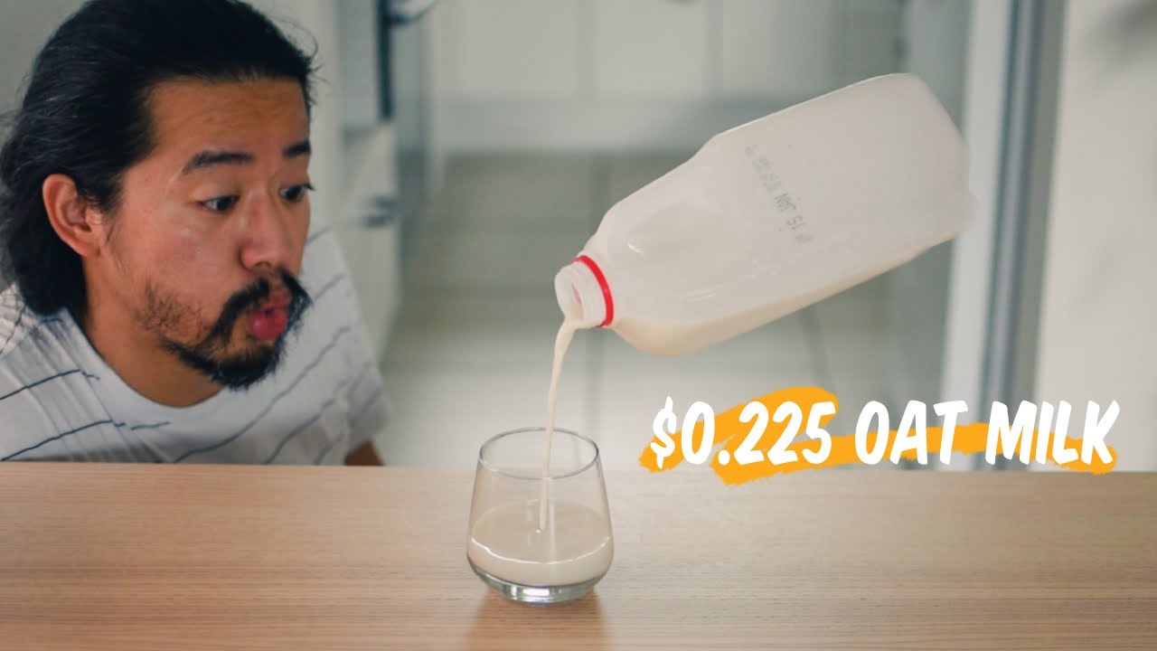 Make This Oat Milk for $0.225 (1 Litre) (V) | Cheap Cooking