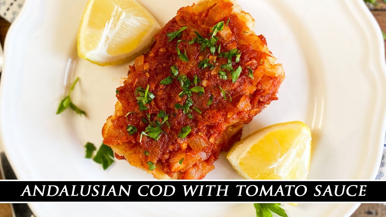 A Simple Cod Dish with a Bold Tomato Sauce done in Under 30 Minutes