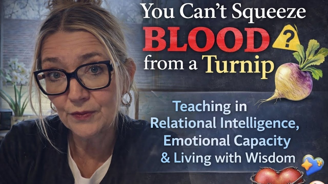 You Can’t Squeeze Blood from a Turnip | Relational Intelligence, Capacity & Wise Love| Acceptance