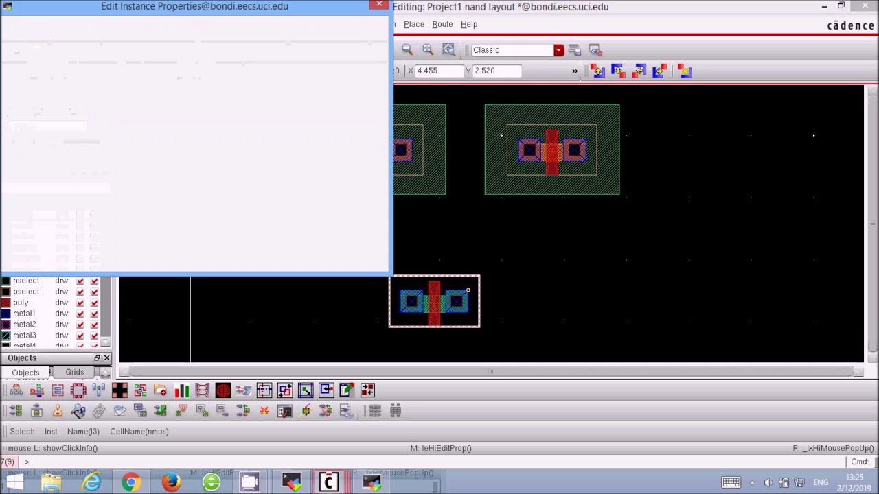 Cadence Virtuoso Tutorial: CMOS NAND Gate Schematic Symbol and Layout
