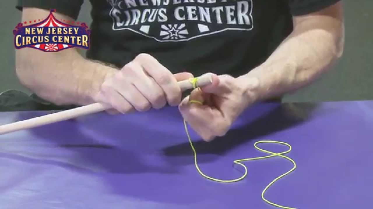 Tutorial How to tie your Diabolo handsticks