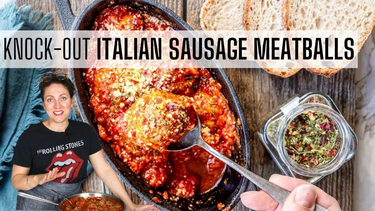 Knock-Out Italian Sausage Meatball Recipe | Plus Tips and Tricks To Make The Best Meatballs!