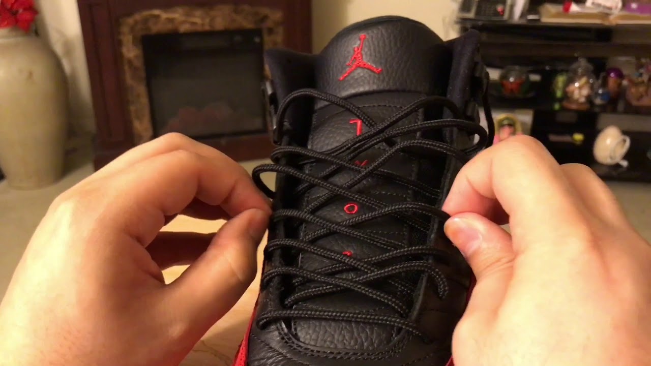 How to lace Air jordan 12 (2 ways)