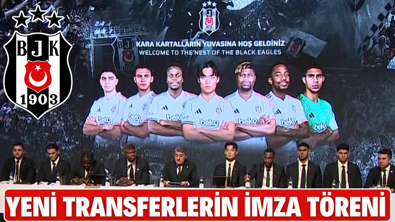 YENİ TRANSFERLERİN İMZA TÖRENİ