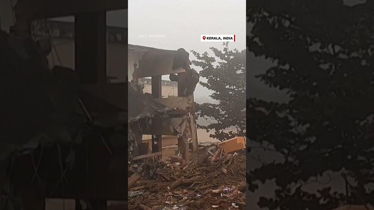 Rescuers search for survivors after massive landslides in India