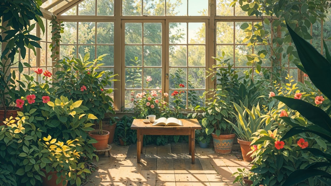 Lofi Beats for Studying Reading Relaxing in a Cozy Garden 🌿☕