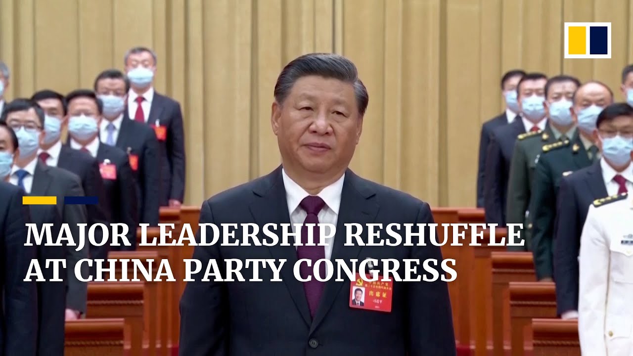 China’s 20th party congress concludes with bigger than expected leadership reshuffle