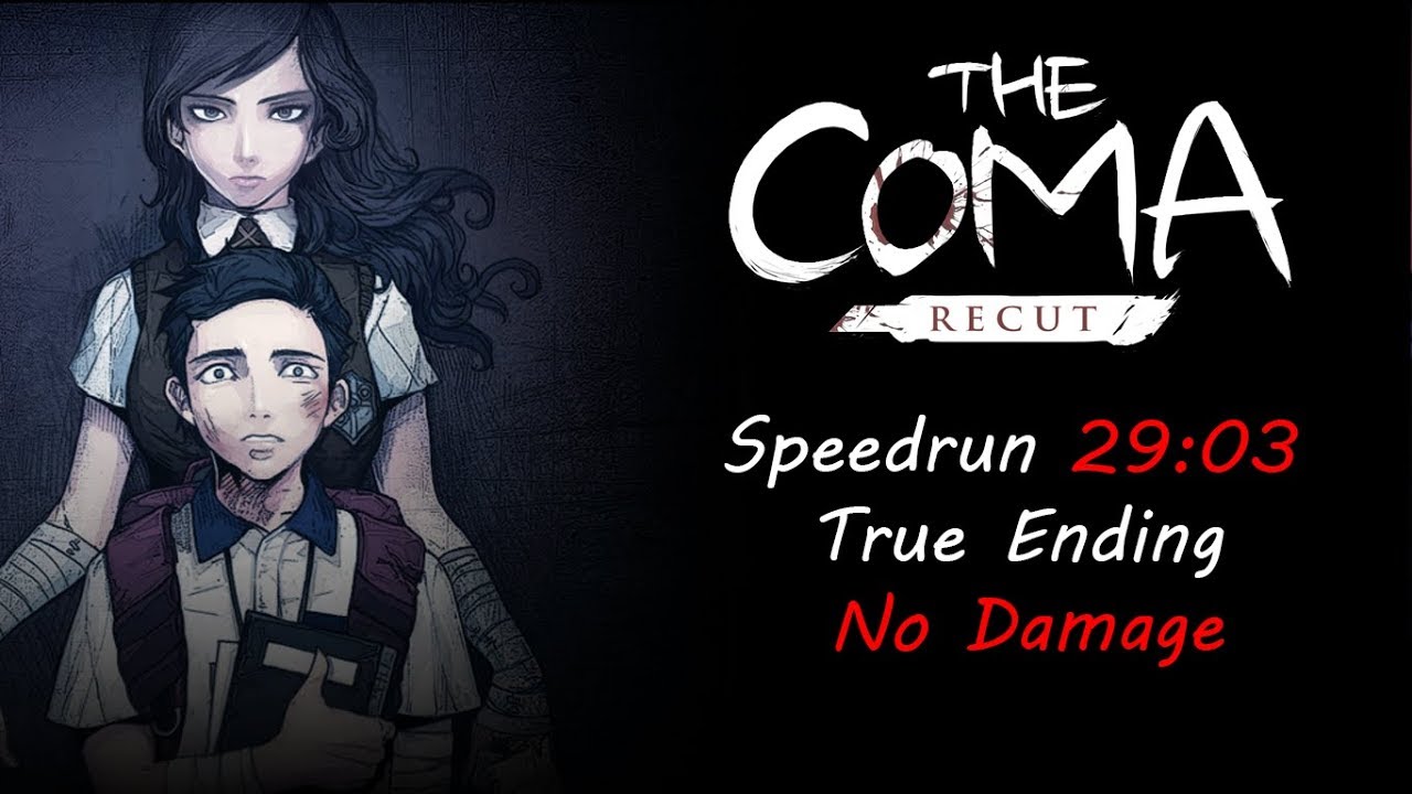 The Coma: Recut - Speedrun True Ending (No Damage) & All Albums Complete