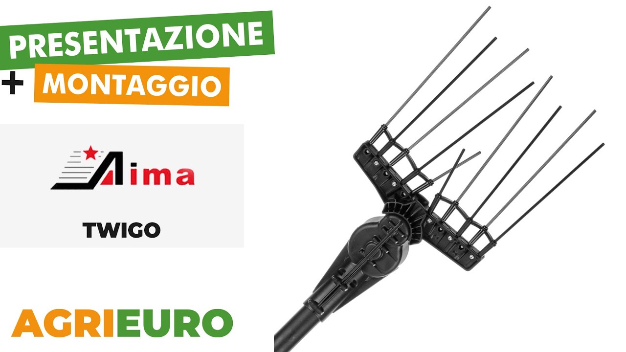 Presentazione e montaggio dell Abbacchiatore elettrico a batteria Aima Twigo 12V Asta alluminio