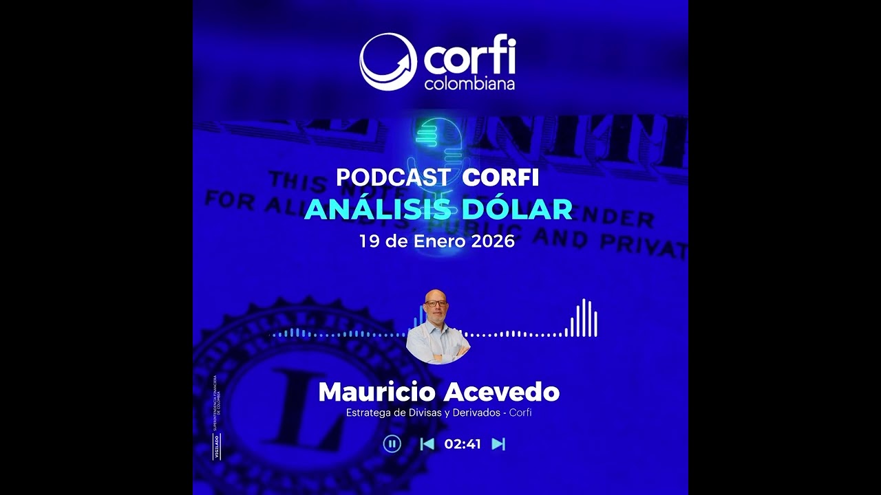Banca Comercial | Video Análisis del #dólar 19 de enero de 2026 | Corficolombiana