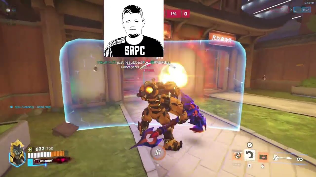 ЛУЧШИЙ РЕЙНХАРДТ — ЭТО LHCLOUDY — РЕЙНХАРДТ, OVERWATCH 2, 18 СЕЗОН, ГЕЙМПЛЕЙ
