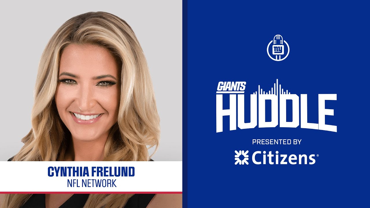 NFL Network's Cynthia Frelund from NFL Combine | Giants Huddle | New York Giants