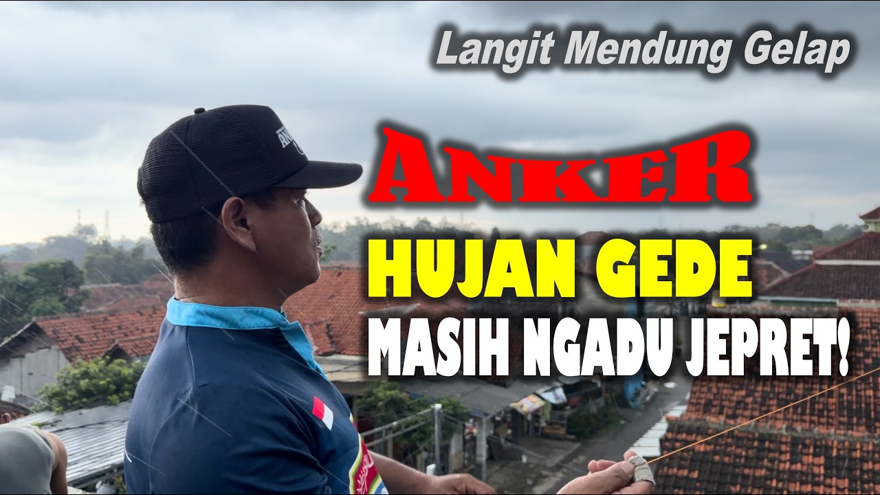 HUJAN GEDE MASIH MAIN LAYANGAN | Langit Berawan Gelap