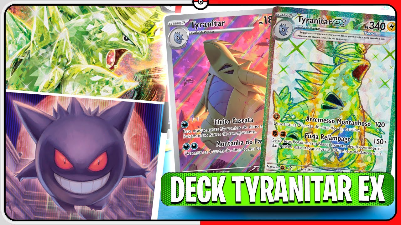 TYRANITAR EX - Deck MONSTRO com 340 de HP no Pok&eacute;mon TCG LIVE | Estudo de Deck #8