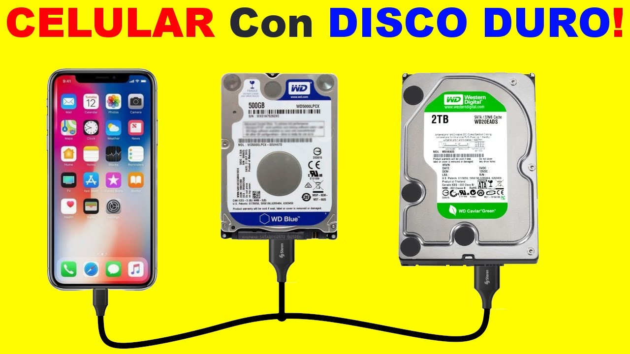 Como conectar el disco duro de tu computadora a tu celular con simple truco!