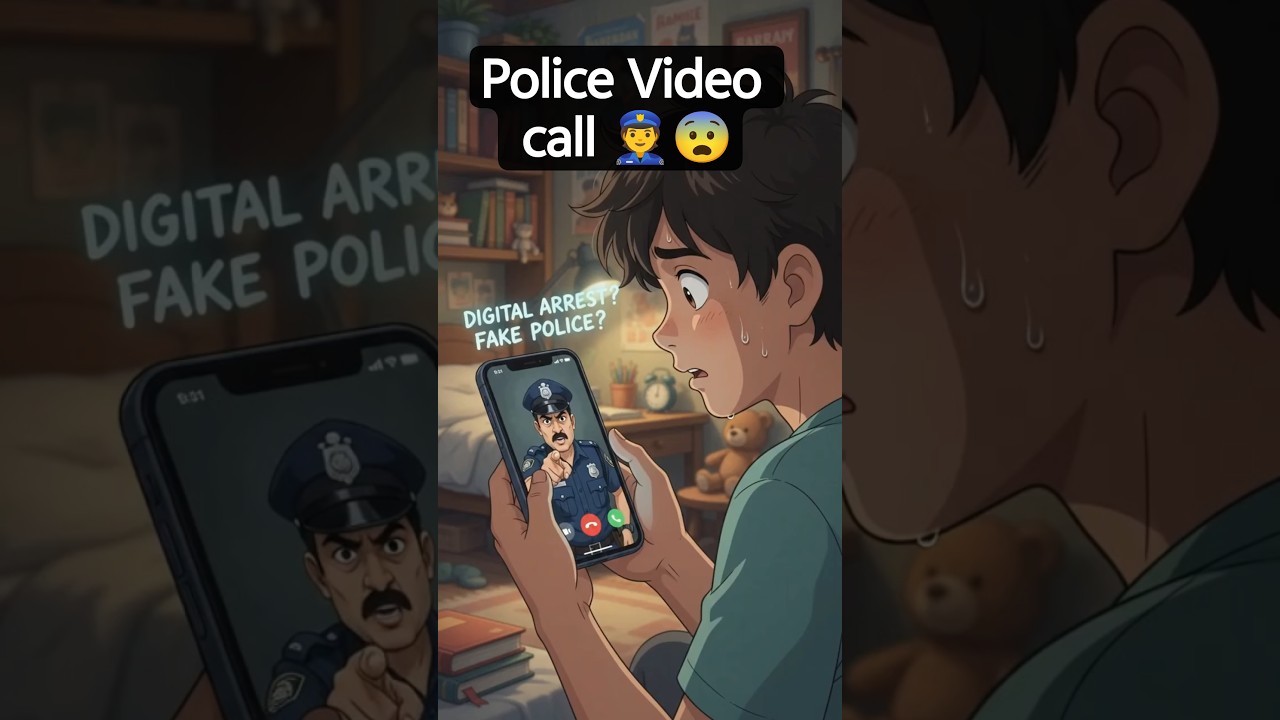 Police Ka Video Call Aaye To Turant Kaato! Digital Arrest 👮