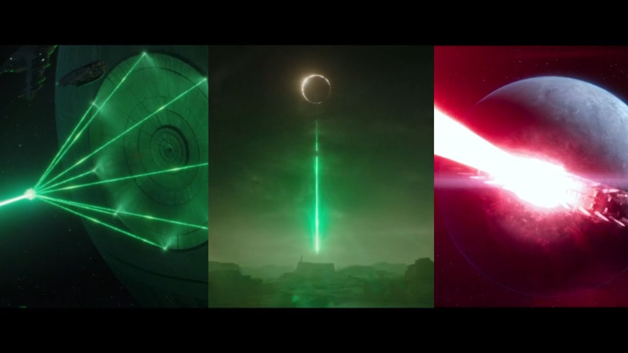 All Super-weapon Scenes in Star Wars
