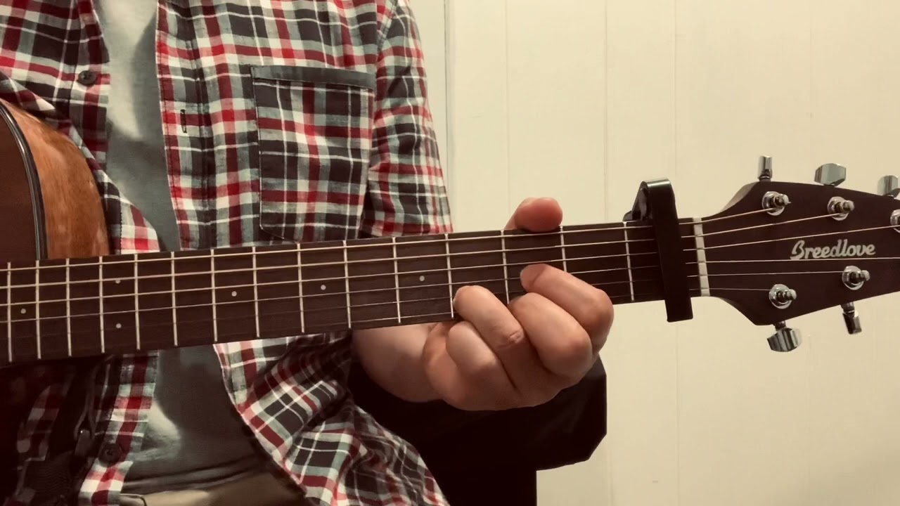 Himno 308: Tal como soy. Guitarra MIb (Capo 1 - Re)