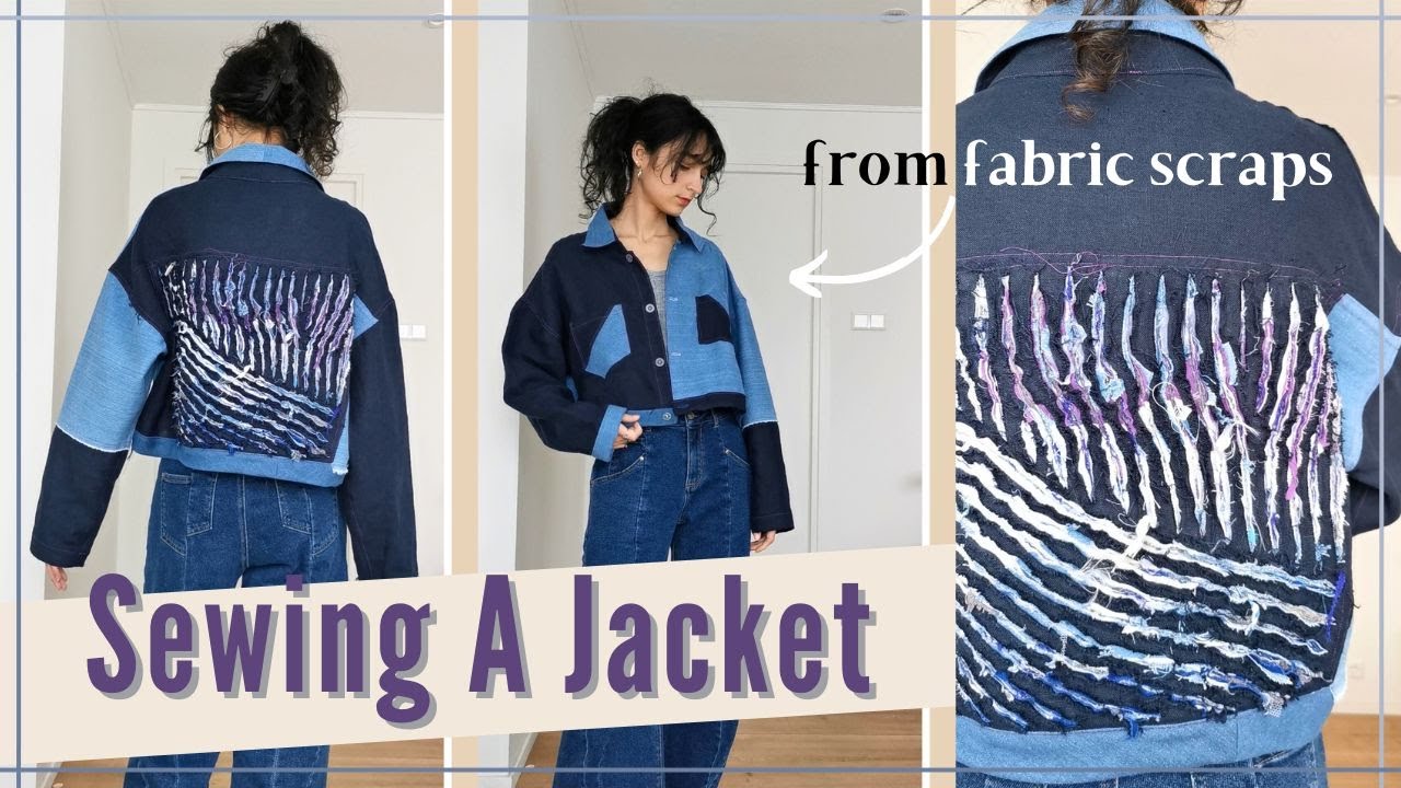 Sewing the coolest jacket I've made so far (as a birthday gift) | ft. fabric slashing